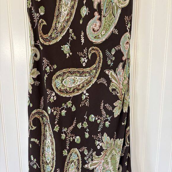 Vintage Womens 90s Dress Sz 10 Boho Forest Fairy Crochet Lace Paisley Phoebe Y2K - Picture 5 of 16